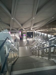 Elizabeth Line, Liverpool St, London, UK, May 2022. Creator: Ethel Davies