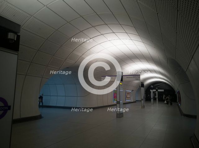Elizabeth Line, Liverpool St, London, UK, May 2022. Creator: Ethel Davies.