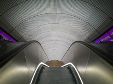 Elizabeth Line, Liverpool St, London, UK, May 2022. Creator: Ethel Davies