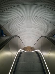 Elizabeth Line, Liverpool St, London, UK, May 2022. Creator: Ethel Davies