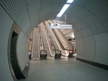 Elizabeth Line, Liverpool St, London, UK, May 2022. Creator: Ethel Davies