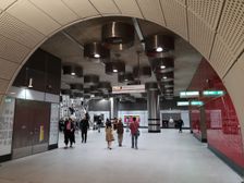 Elizabeth Line, Tottenham Ct Rd, London,UK, May 2022. Creator: Ethel Davies