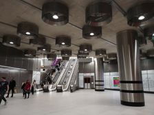Elizabeth Line, Tottenham Ct Rd, London,UK, May 2022. Creator: Ethel Davies