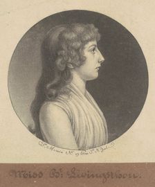 Elizabeth Livingston, 1797. Creator: Charles Balthazar Julien Févret de Saint-Mémin
