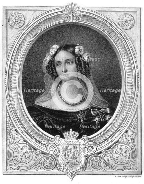 Elizabeth Louise, Queen of Prussia, 19th century.Artist: W Clerk
