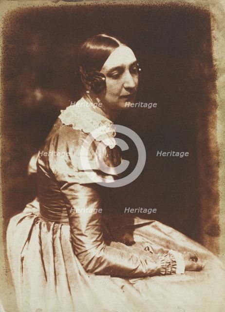 Elizabeth Rigby, later Lady Eastlake (1809-1893), c. 1844-1845. Creator: David Octavius Hill (British, 1802-1870); Robert Adamson (British, 1821-1848), and.