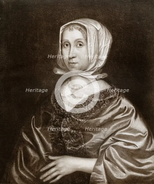 Elizabeth Steward, mother of Oliver Cromwell, 17th century, (1899). Artist: Unknown