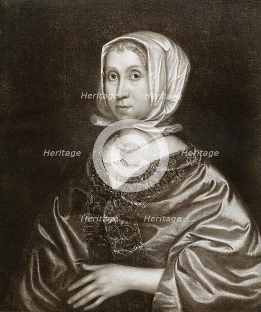 Elizabeth Steward, mother of Oliver Cromwell, 17th century, (1899). Artist: Unknown