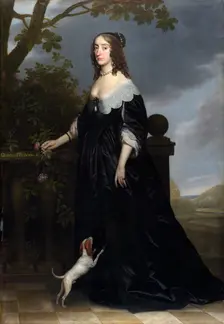 Elizabeth Stuart (1596-1662), Queen of Bohemia, 1642. Artist: Honthorst, Gerrit, van (1590-1656)