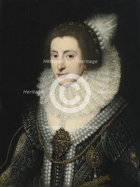Elizabeth Stuart (1596-1662), Queen of Bohemia, ca 1642. Artist: Mierevelt, Michiel Jansz. van (1566-1641)