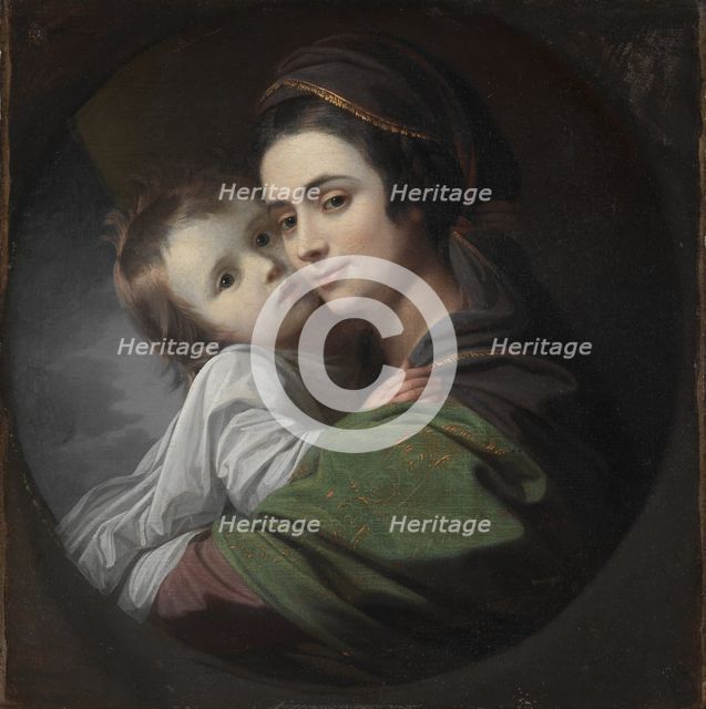 Elizabeth Shewell West and Her Son, Raphael, c. 1770. Creator: Benjamin West (American, 1738-1820).