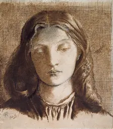Elizabeth Siddal, 1855. Artist: Dante Gabriel Rossetti