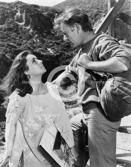 Elizabeth Taylor (1932-), British actress, and Richard Burton (1925-1984), British Actor,1965. Creator: Unknown.