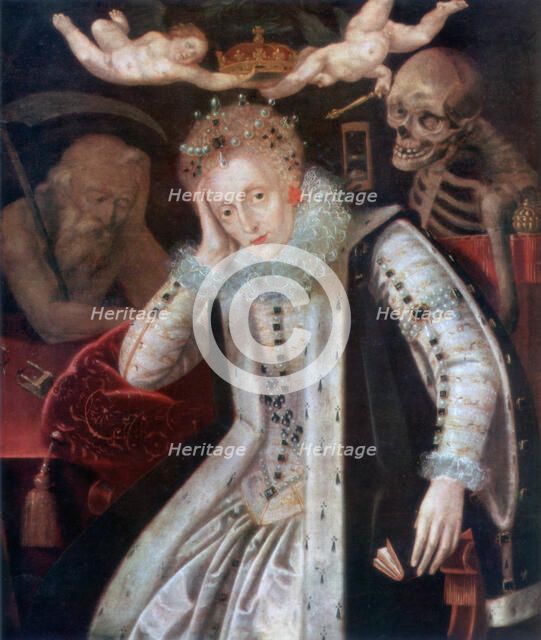 'Elizabeth, The Weary Sovereign', c1610 (1937). Artist: Unknown