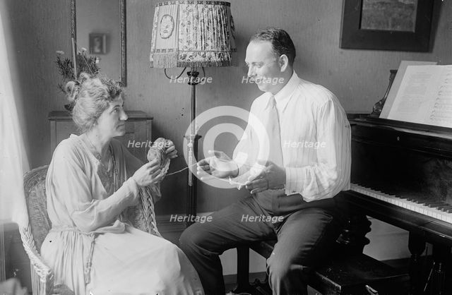 Elizabeth Wheeler and William Wheeler, between c1915 and c1920. Creator: Bain News Service.