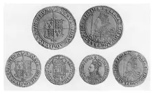 Elizabethan coins, (1896)