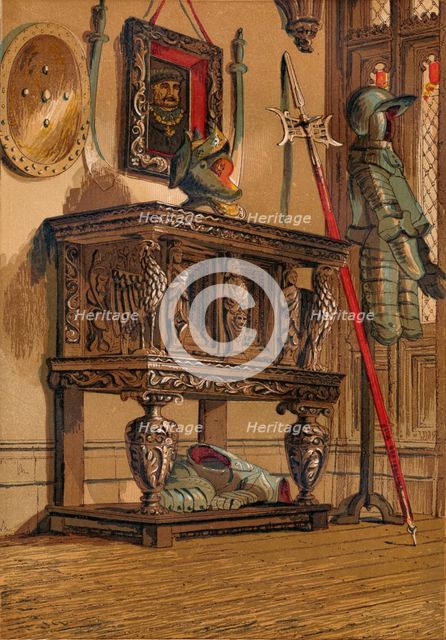'Elizabethan Sideboard or Court Cupboard', c1845, (1864). Artist: Unknown.
