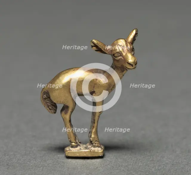 Elk Fawn Finial, 400-200 BC. Creator: Unknown.