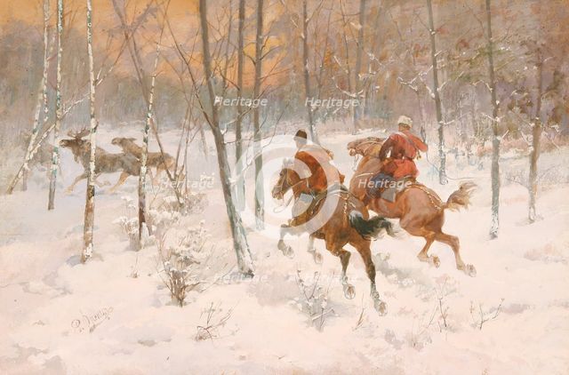 Elk Hunting.
