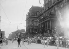 Elk Parade, Baltimore, 1916. Creator: Harris & Ewing