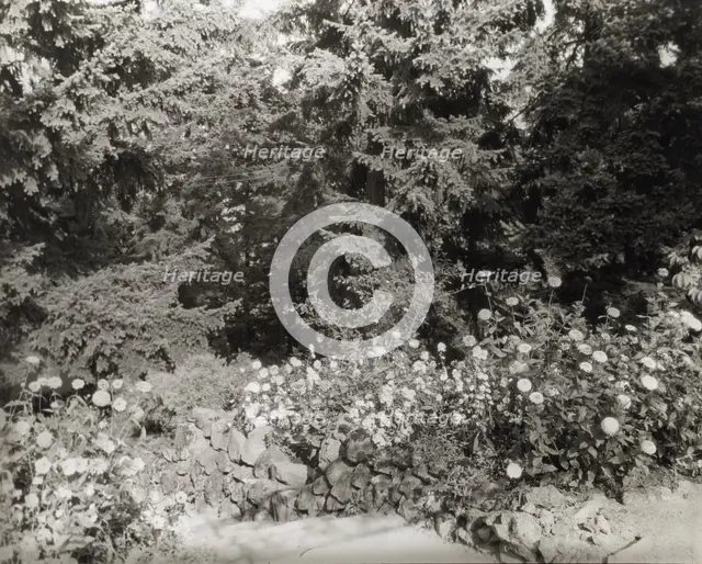 "Elk Rock," Peter Kerr house, 11800 SW Military Lane, Portland, Oregon, 1923. Creator: Frances Benjamin Johnston.