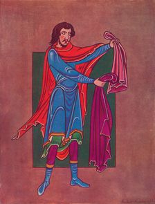 Elkanah from the St. Eadmundsbury Bible c1135 (1927). Artist: Master Hugo