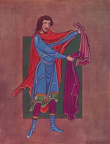 Elkanah from the St. Eadmundsbury Bible c1135 (1927). Artist: Master Hugo