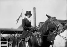 Elkins, Katharine; Mrs. William F. Hitt - Horse Show, 1912. Creator: Harris & Ewing