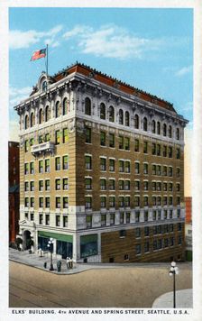 Elks Building, Fourth Avenue and Spring Street, Seattle, Washington, USA, 1915