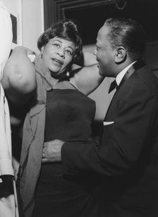 Ella Fitzgerald and Roy Eldridge Hammersmith Odeon, London 1962. Creator: Brian Foskett