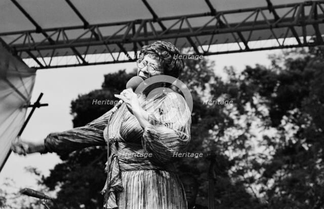 Ella Fitzgerald, Capital Jazz Festival, Knebworth, 1981.   Artist: Brian O'Connor.