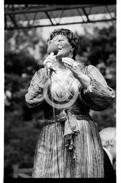 Ella Fitzgerald, Capital Jazz Festival, Knebworth, 1981.   Artist: Brian O'Connor.