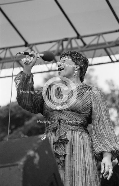 Ella Fitzgerald, Capital Jazz Festival, Knebworth, 1981.   Creator: Brian O'Connor.