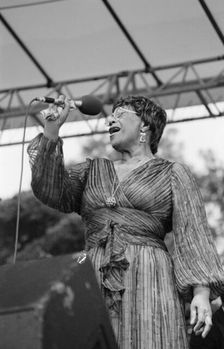 Ella Fitzgerald, Capital Jazz Festival, Knebworth, 1981. Creator: Brian O'Connor