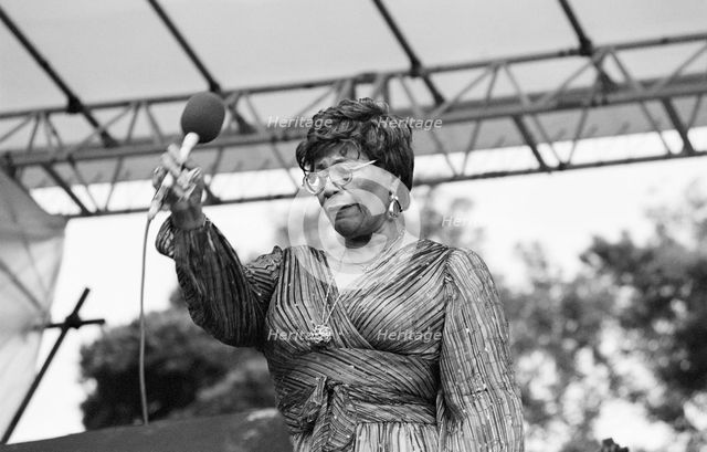 Ella Fitzgerald, Capital Jazz Festival, Knebworth, 1981.   Creator: Brian O'Connor.