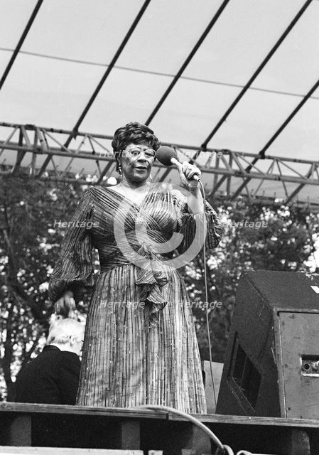 Ella Fitzgerald, Capital Jazz Festival, Knebworth, 1981.   Creator: Brian O'Connor.