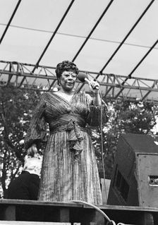 Ella Fitzgerald, Capital Jazz Festival, Knebworth, 1981. Creator: Brian O'Connor