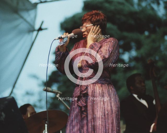 Ella Fitzgerald, Capital Radio Jazz Festival, Knebworth, Herts, 1981. Creator: Brian Foskett.