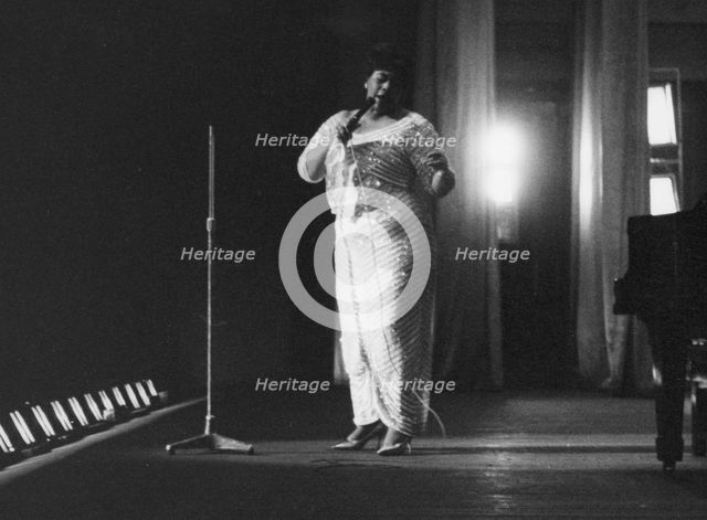 Ella Fitzgerald, London, 1963. Creator: Brian Foskett.