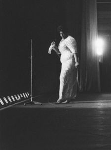 Ella Fitzgerald, London, 1963. Creator: Brian Foskett