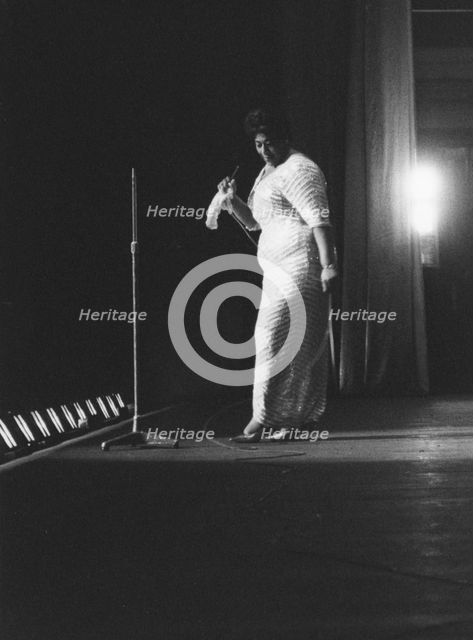 Ella Fitzgerald, London, 1963. Creator: Brian Foskett.