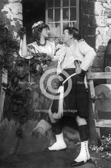 Ellaline Terriss and Seymour Hicks in The Gay Gordons, c1907. Artist: Unknown