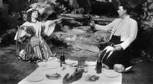 Ellaline Terriss and Seymour Hicks in The Gay Gordons, c1907