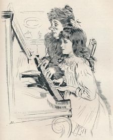 Ellen Et Sa Grandmere c1897. Artist: Paul Helleu