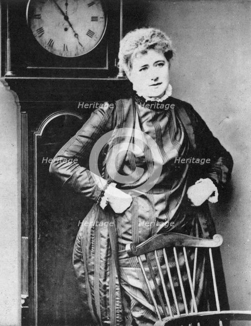 Ellen Terry, British actress, 1887. Artist: Ernest Barraud