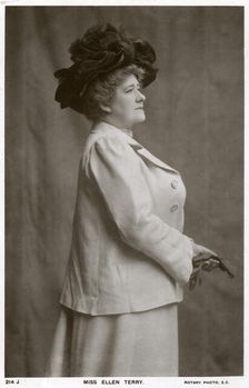 Ellen Terry, British actress, c1900s(?).Artist: Rotary Photo