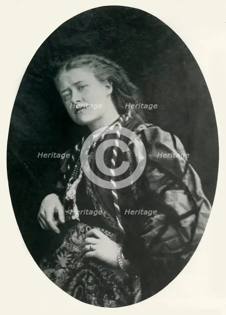 Ellen Terry, c1863, (1948). Creator: Lewis Carroll.