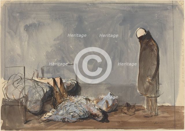 Elles étaient à lacets, c. 1914/1919. Creator: Jean Louis Forain.