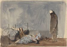 Elles étaient à lacets, c. 1914/1919. Creator: Jean Louis Forain