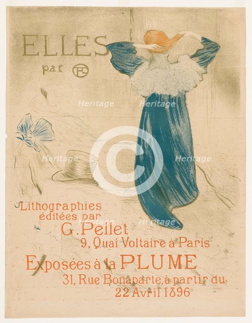 Elles: Frontispiece, 1896. Creator: Henri de Toulouse-Lautrec (French, 1864-1901).